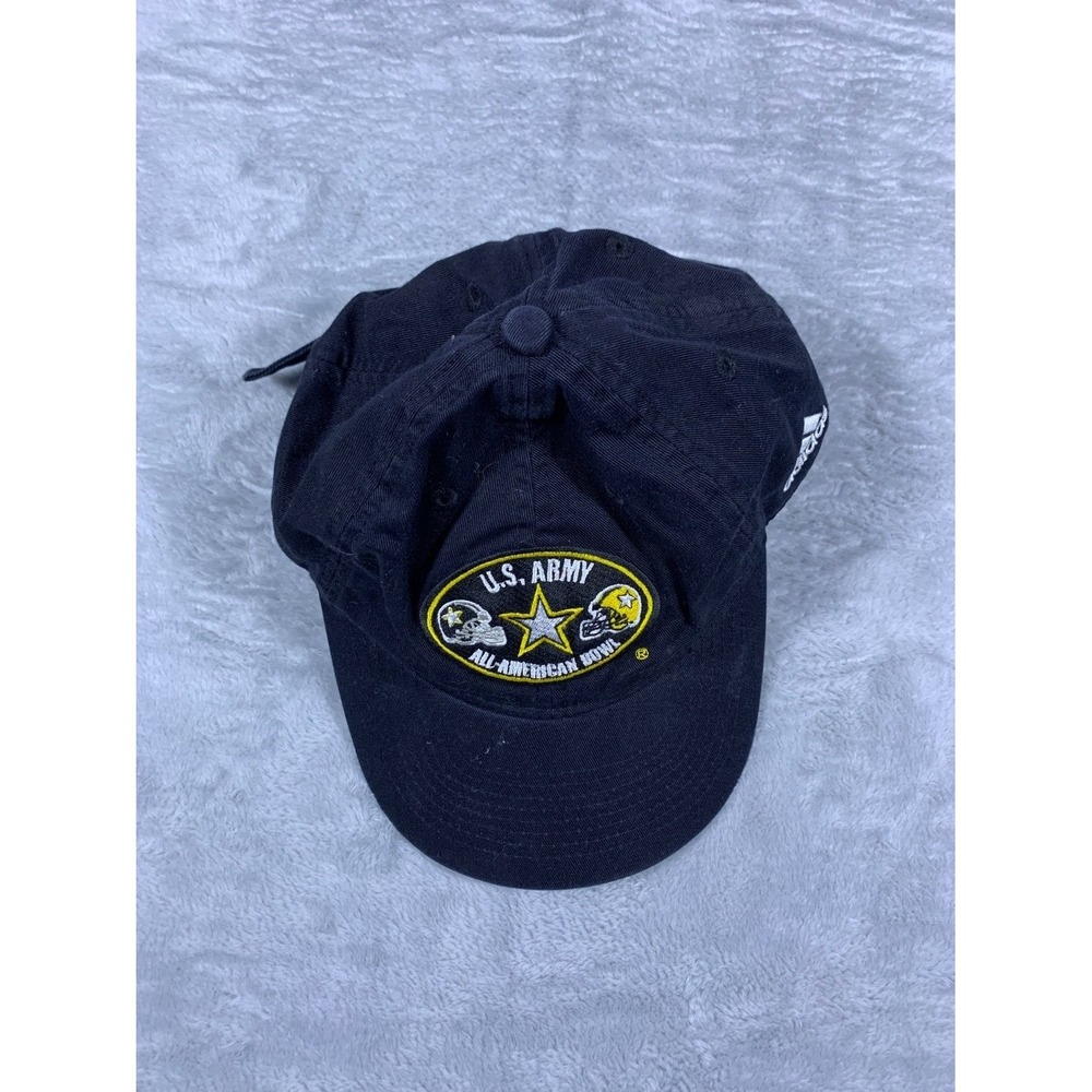 adidas U.S. Army All-American Bowl Hat Black Cotton 2017 Adjustable 035816 ER99Z